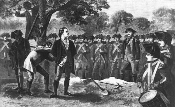 Nathan Hale & Moses Dunbar – Two Very Different Victims From Revolutionary America 