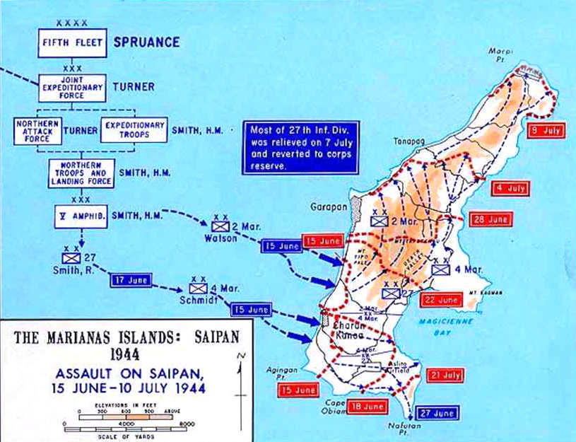 Saipan Tourist Map